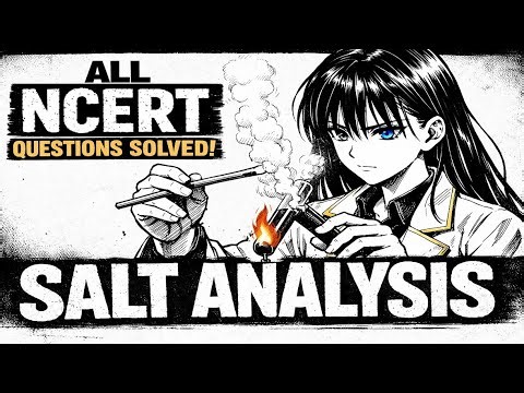 Salt Analysis | All NCERT Questions Solved