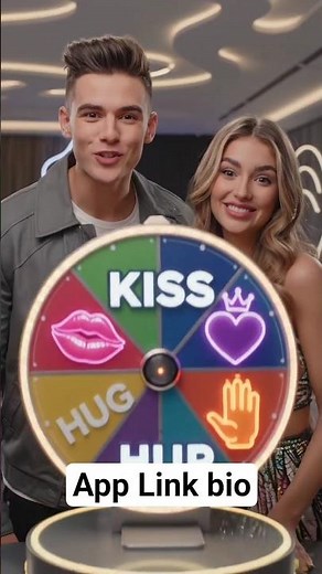 Kiss, Hug or Slap? The Wheel Decides! | SpinTask AI Challenge