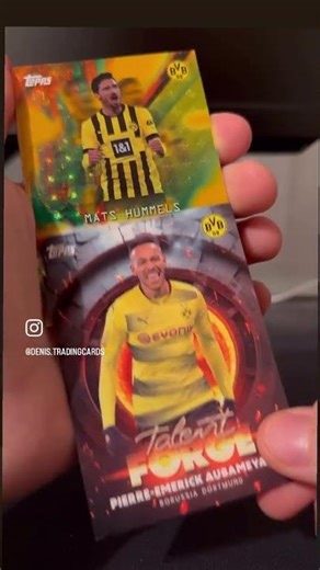 Hummels 1/1 🤩 #topps #boxbreak #oneofone #1of1 #bvb #dortmund #tradingcards #sportscards
