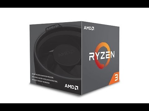 AMD Ryzen 3 1200 Desktop Processor with Wraith Stealth Cooler - UNBOXING