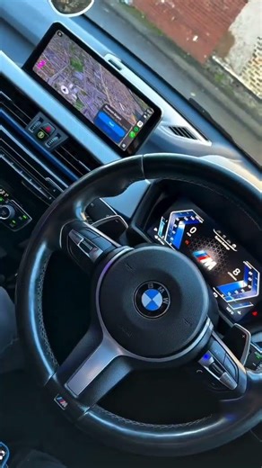 bmw X1 F48 upgrade android screen with digital cluster install