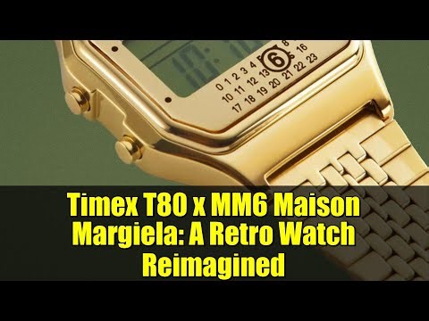 Timex T80 x MM6 Maison Margiela: A Retro Watch Reimagined