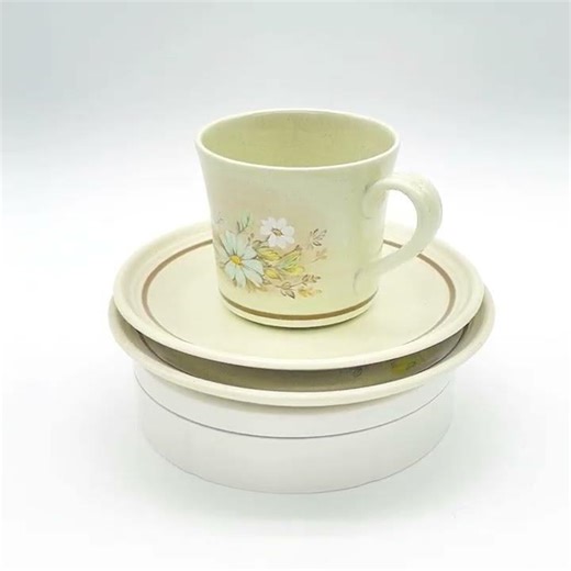 Royal Doulton English Stoneware Florinda Pattern Lambethware Set, 1970's