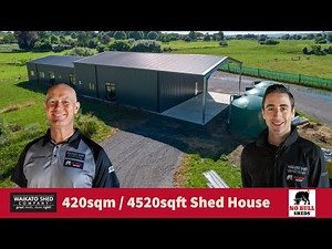 420sqm Modern Barndominium Shed Home | Full Tour