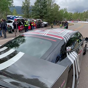 14K views · 405 reactions | 6:57.2 for the win at @pikespeakhillclimb @Tesla Plaid Alien Technology has been weaponized by UP! Thanks to the Tesla community for your support! Thanks to our hero @randypobst and thanks to our sponsors @bilsteinUS @yokohamatire @braillebattery The ICE age is over. Dark Helmet has spoken. | Unplugged Performance | Facebook