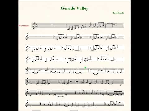 Gerudo Valley Trumpet Sheet Music