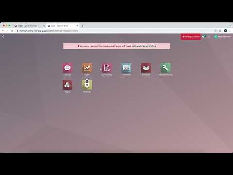 Basic Manufacturing Accounting in Odoo V15