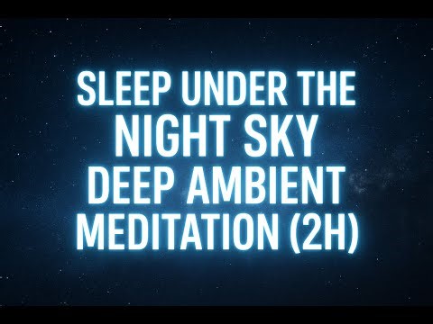Sleep Under the Night Sky • Deep Ambient Meditation (2H)