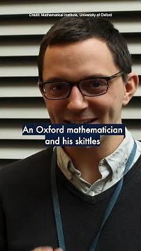An Oxford mathematician and his skittles #OxfordUniversity