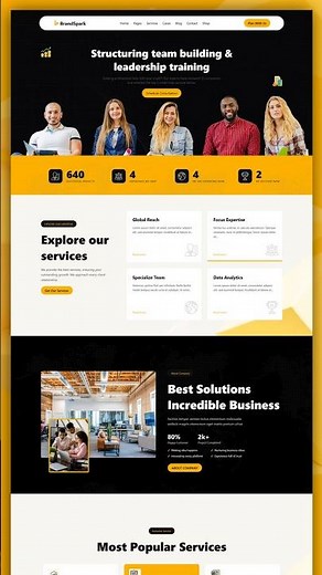 Business Consulting Website Design | Full Responsive Website (HTML CSS JS) |