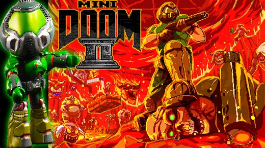 💥 Mini-Doom II 💥 The Side-Scrolling Adventures of Doom Marine! 👊 Rip & Tear 👊
