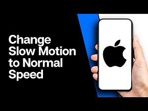 How to Change Slow Motion Video to Normal Speed iPhone (Tutorial)