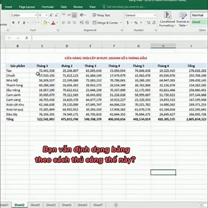 24K views · 116 reactions | Thủ thuật hay giúp bạn định dạng bảng Excel chỉ trong 1 phút, xem ngay video dưới đây  | Tuyệt Đỉnh Excel | Facebook
