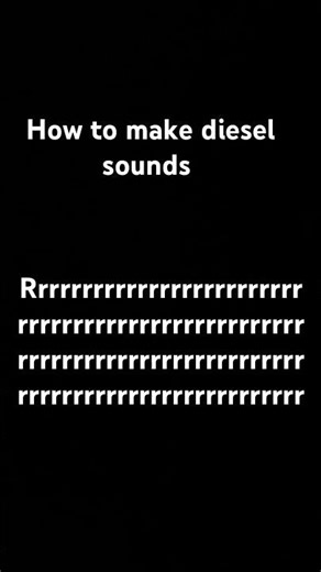 How to make a diesel sounds #funny #memes