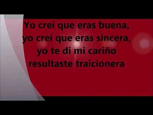Juan Gabriel - La Farsante "Letra"