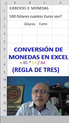 Conversión de monedas en excel