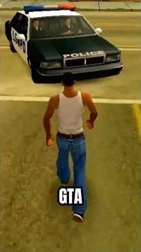 THIS IS WHAT HAPPENES IF WE CLIMB ON TOP OF A POLICE CAR IN GTA SAN ANDREAS #gtasanandreas #gtasa