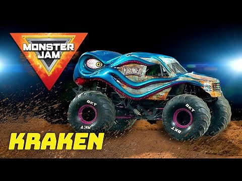 Kraken Monster Truck Escapes The Ocean! / Most Epic Monster Jam Trucks / Episode 7