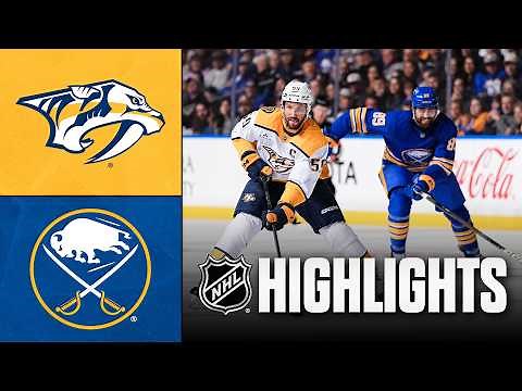 Predators vs. Sabres | NHL Highlights | March 07, 2026