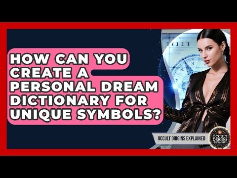 How Can You Create A Personal Dream Dictionary For Unique Symbols? - Occult Origins Explained