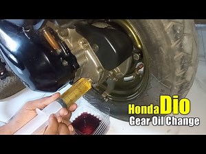 HONDA Dio Bike Cluth Oil Change Gear Oil Change