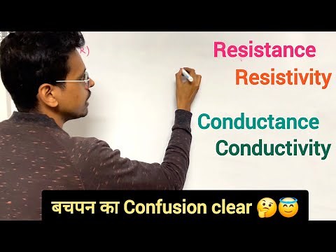 Difference between Resistance, Conductance, Resistivity and conductivity
