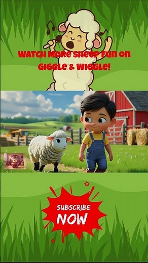 Sheep Goes Baa Baa! 🐑 Fun Farm Song for Kids | Clap, Sing & Learn | Giggle & Wiggle Shorts
