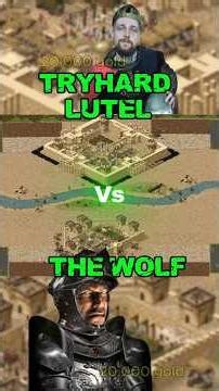 (Custom Lord) TryHard_Lutel VS Wolf - 20k Gold - Stronghold Crusader Definitive Edition #firefly