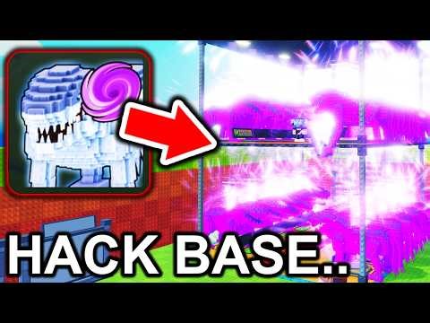 Using HACKER GOD BRAINROT BASE in Roblox Be a Lucky Block