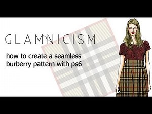 HOW TO CREATE A SEAMLESS BURBERRY PATTERN (part_1)