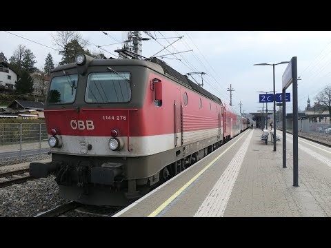 Austria: Tullnerbach-Pressbaum, an OBB Class 1144 leaves on a Wien Westbahnhof - St Polten service