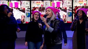 Singer MILCK and vocal groups GW Sirens and Capital Blend, who went viral with their performance at the Women's March, joined us for a special performance of their anthem "Quiet." | Samantha Bee