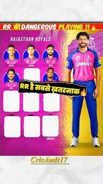 IPL 2026 की Most Dangerous Playing 11🔥 #ytshorts #trending #ipl2026 ‪@CricAmit17‬