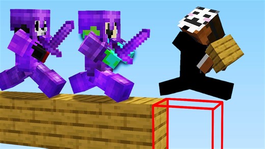 Hacker vs. best Minecraft players