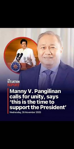 170K views · 8.6K reactions | Metro Pacific Investment Corp.MPIC chairman Manny V.Pangilinan appealed unity for political tensions continue to rise.business leaders wants stability and continuity. #TheSituationReport | Marlon Padernal | Facebook