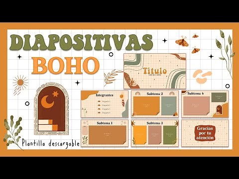 AESTHETIC POWERPOINT CREATIVO I ESTILO BOHO✨ I [ FREE TEMPLATE ]
