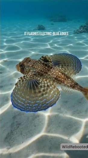 This Fish Unfolds Into a Dragon to scare the predators #facts#wildlife #animals #nature #marinelife