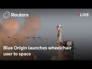 LIVE: Blue Origin’s NS-37 takes first wheelchair user to space