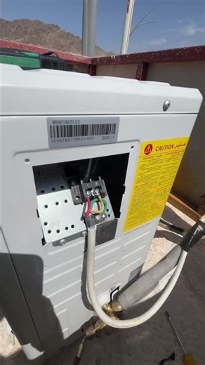 Split ac ka wiring 🧑‍🔧 #shorts #ytshorts #hvaclife