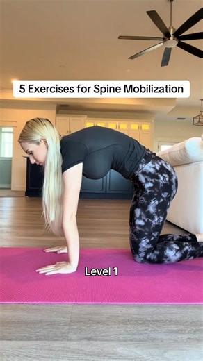 Doing this spine mobilization exercise routine is a great way to maintain a healthy spine🤗🤗