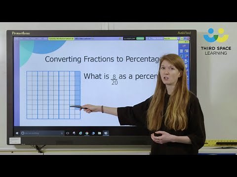 Converting Fractions to Percentages