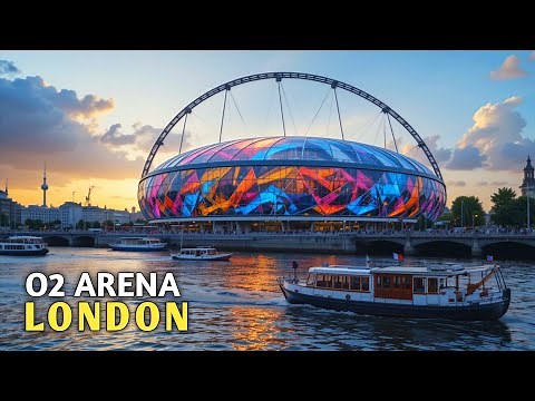 Walking Inside The O2 Arena London | Shopping Centre 2025 | North Greenwich London 4KHDR