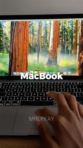 MacBook Tips & Tricks - How to make dock icons larger! #macbook #macbookair #apple #tech