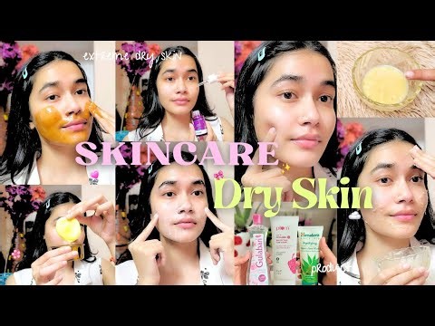 The Ultimate Dry Skin Routine ✨️🌷home remedies for dry skin | dull, dry & flaky skin ☁️#skincare