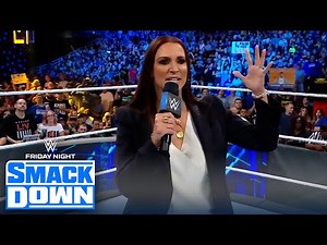 Stephanie McMahon addresses Vince McMahon’s retirement on SmackDown | WWE on FOX