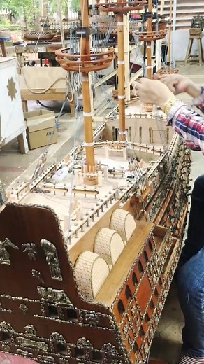 replica of H.M.S. Sovereign of the Seas #sailingship #shipmodel #ships #shipmodeling #modelism #NauticalDecor #ModelShipBuilding #woodenships #luxuryboatinglifestyle #handmade #WoodenModelShips #scalemodels #modelstyle #modelshipworld #woodworking #historical #paddleboard #custommodels #судомоделизм #судомоделирование #boatmodel #maritimehistory #scalemodel #handicrafts #modelengineering #boatbuilding #modelshipbuilding #mastercraftsman #Sovereignoftheseamodelship #sovereignofthesea | Viet Nam S