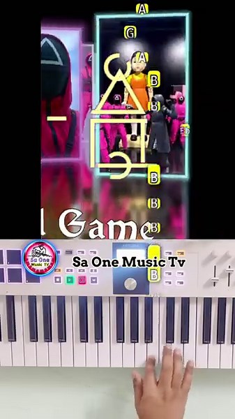 Squid Game 🔺🔵🟪 - Way Back Then #squidgame #piano #squidgame2