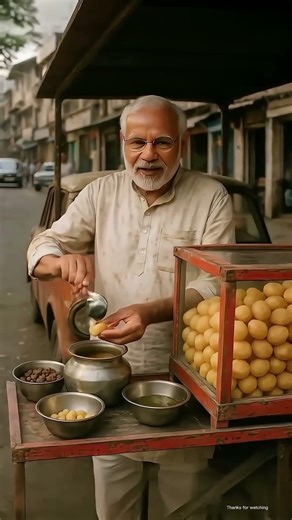 Modi ji Bane pani puri wale #viral #modiji #animation #comedy #meme #trending