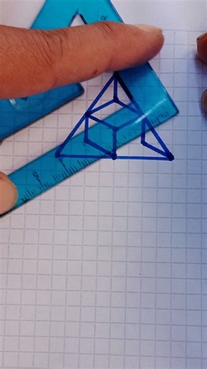 How to Draw a 3D Optical Illusion Triangle