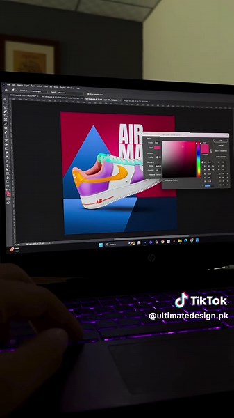 Nike Shoe Poster Design Inspiration